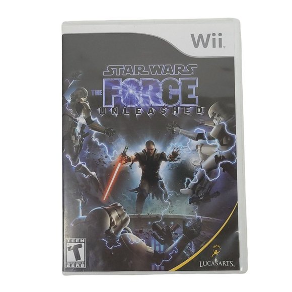 Nintendo Wii Star Wars The Force Unleashed Game Jewel Case Complete Manual Works - Picture 1 of 9